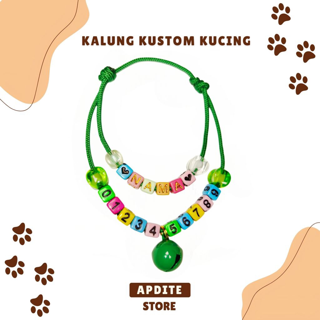 สร้อยคอสัตว์แบบกําหนดเอง HP APDITE พร้อมชื่อและเบอร์โทรศัพท์/อลามาต | สร้อยคอ2ชั้น