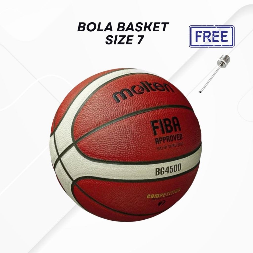 ORIGINAL BASKETBALL TRAINING BALL MOLTEN BG4500 INDOOR OUTDOOR SIZE 7
