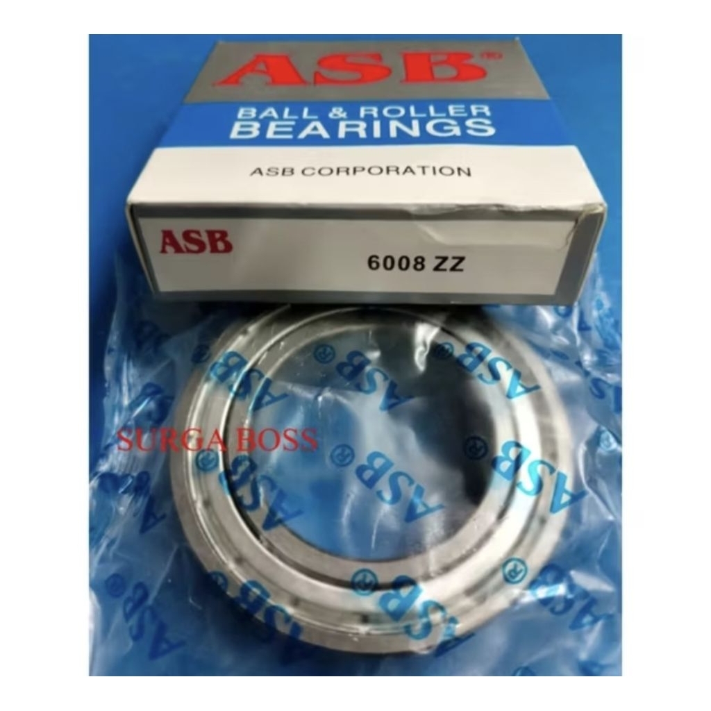 Original ASB ยี่ห้อ 6008 ZZ Bearing (ราคาต่อชิ้น)