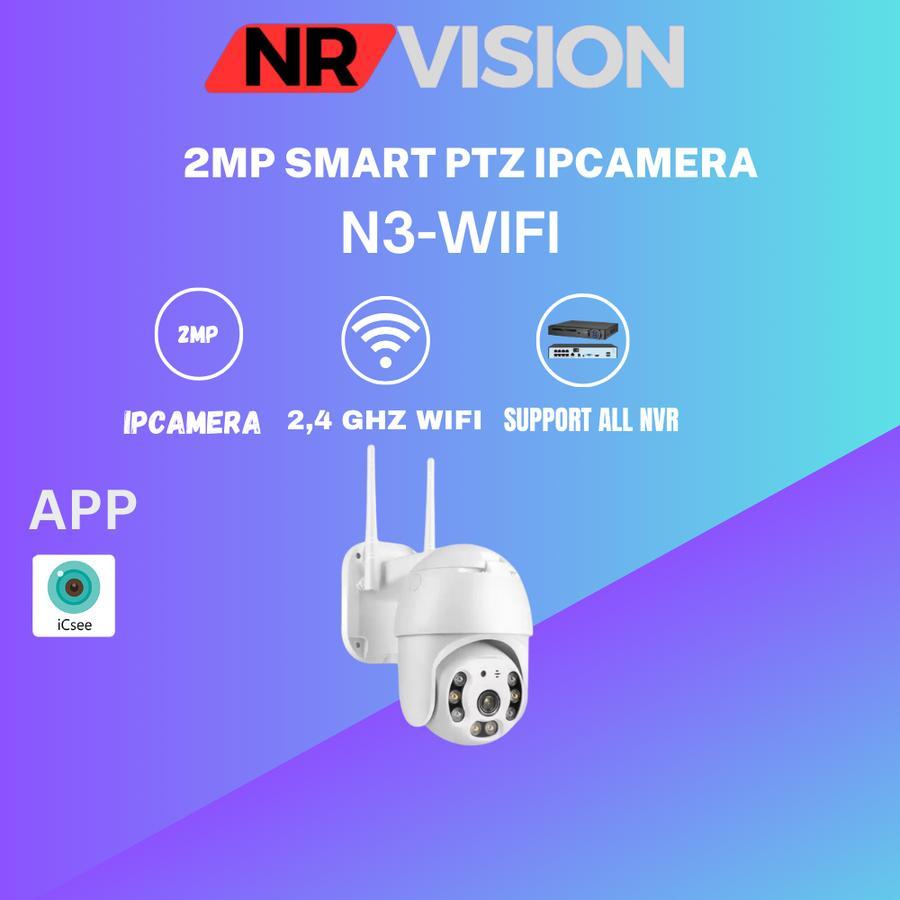SMART IP CAMERA กล้องวงจรปิด WIFI NRVISION PT N3-2MP App ICsee / XMEYE รองรับ Onvif