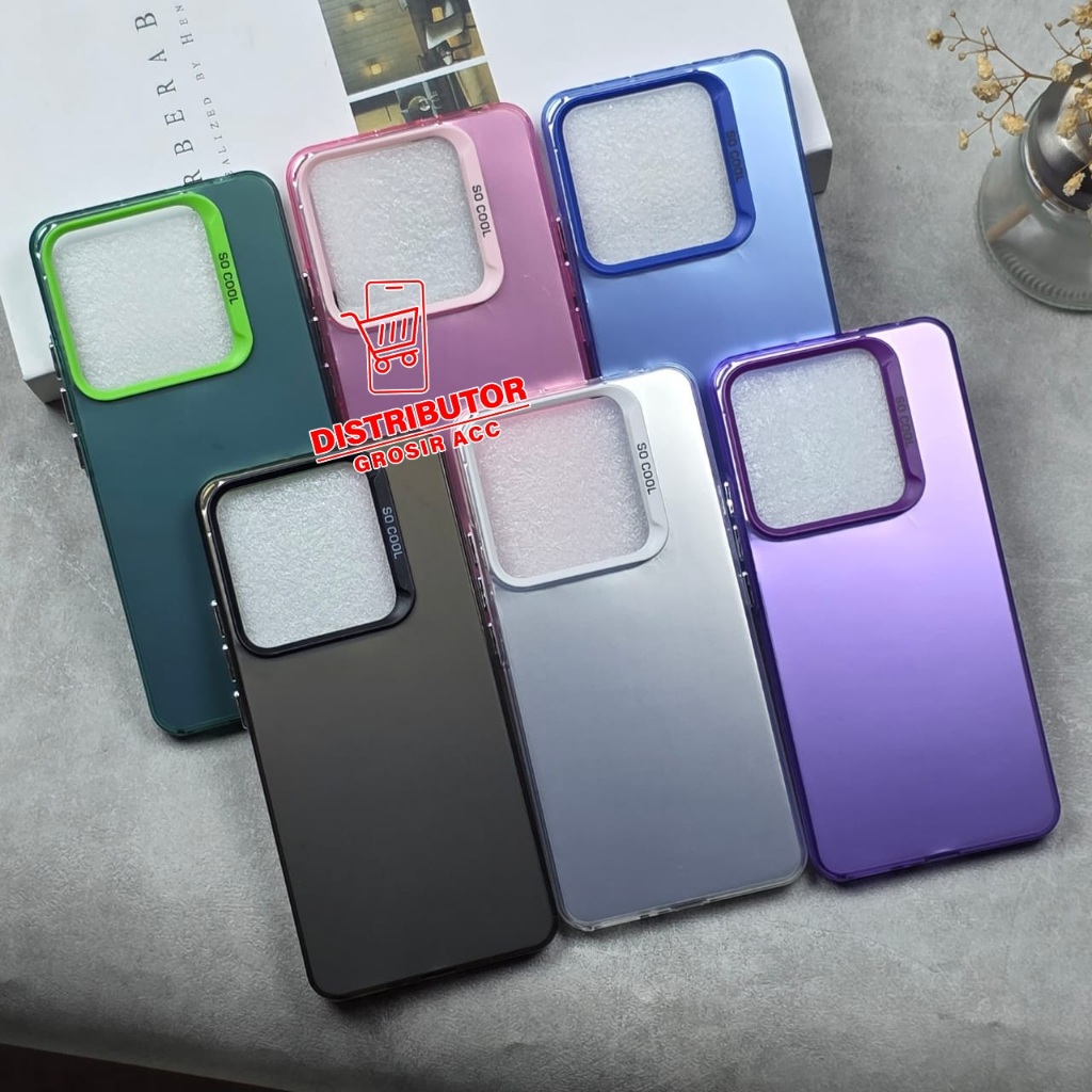 POCO M7 PRO CASE IMD HYBRID PLATE HOLOGRAM CASE SOCOOL POCO M7 PRO SC-1
