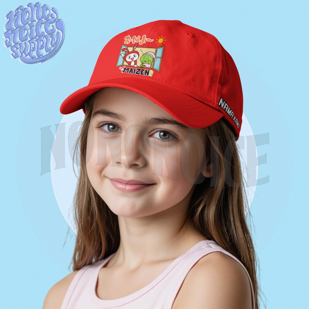 Maizen Mikey Jj หมวกเด็กชื่อฟรี / Mikey Jj Maizen หมวกเบสบอลเด็กชื่อฟรี