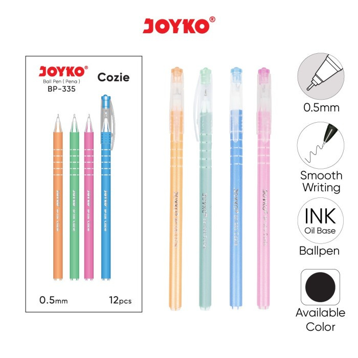 - IP99 - JOYKO BALL PEN BP-335 COZIE - BALL PEN JOYKO BP-335 - JOYKO BALL PEN - ปากกาคุณภาพ