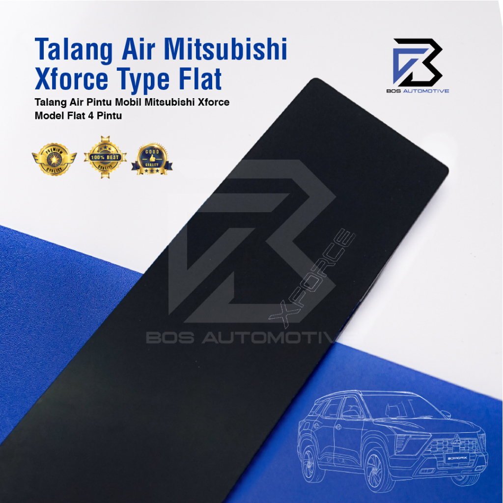 Mitsubishi Xforce 2023 ประตูรถ Gutter Flat รุ่น 4 ประตู