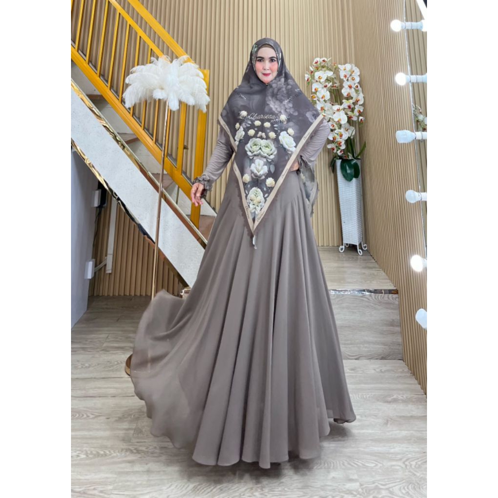 ซีรีส์ Syari Gamis Laila ล่าสุด By Charissa Syari / หรูหรา Syari Gamis / Contemporary Syari Gamis