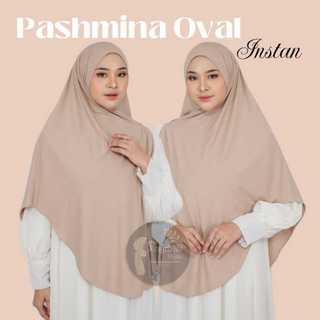 Kesya789-Hijab Pashmina instan oval syar"i Jumbo jersey zoya