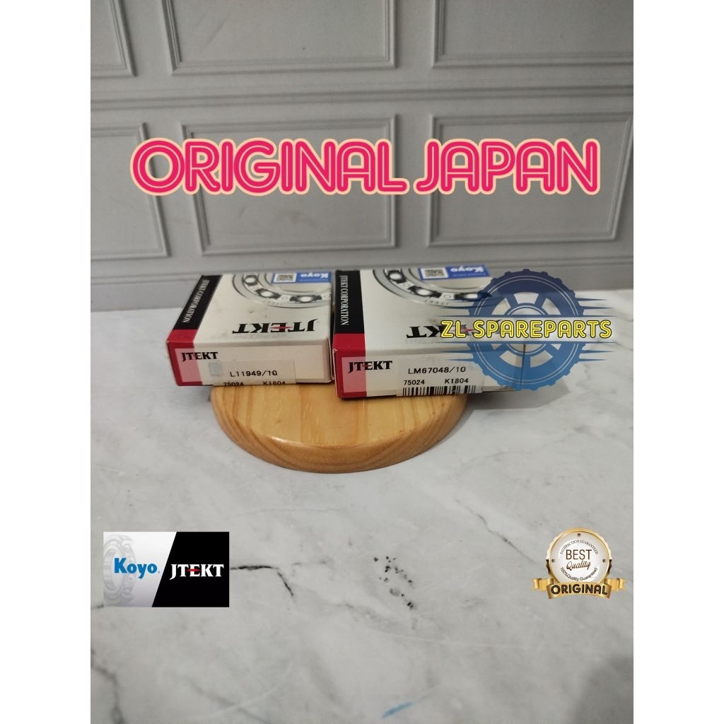 ล้อเลื่อนด้านหน้า KIJANG KAPSUL 7K OUTER และภายใน 11949 & 6048 ORIGINAL JAPAN ของแท้ KOYO JTKIT