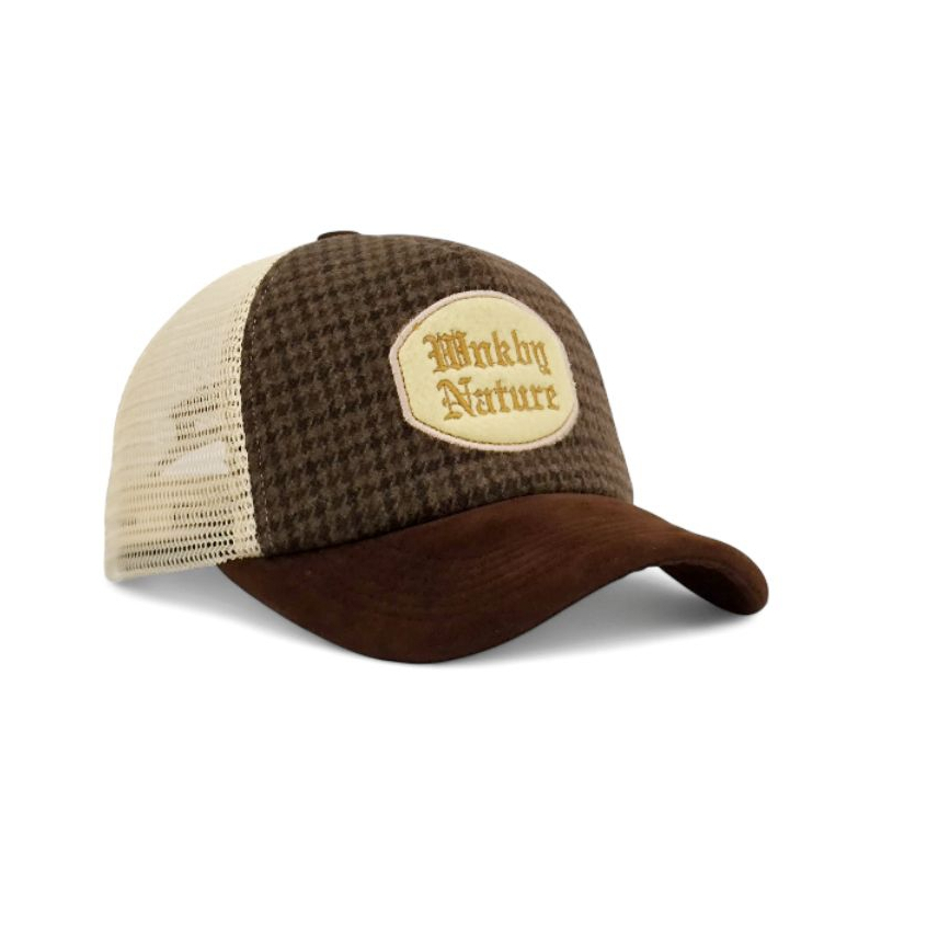 Wankbay Trucker Hat Distro Premium Cotton Suede Nature Blend