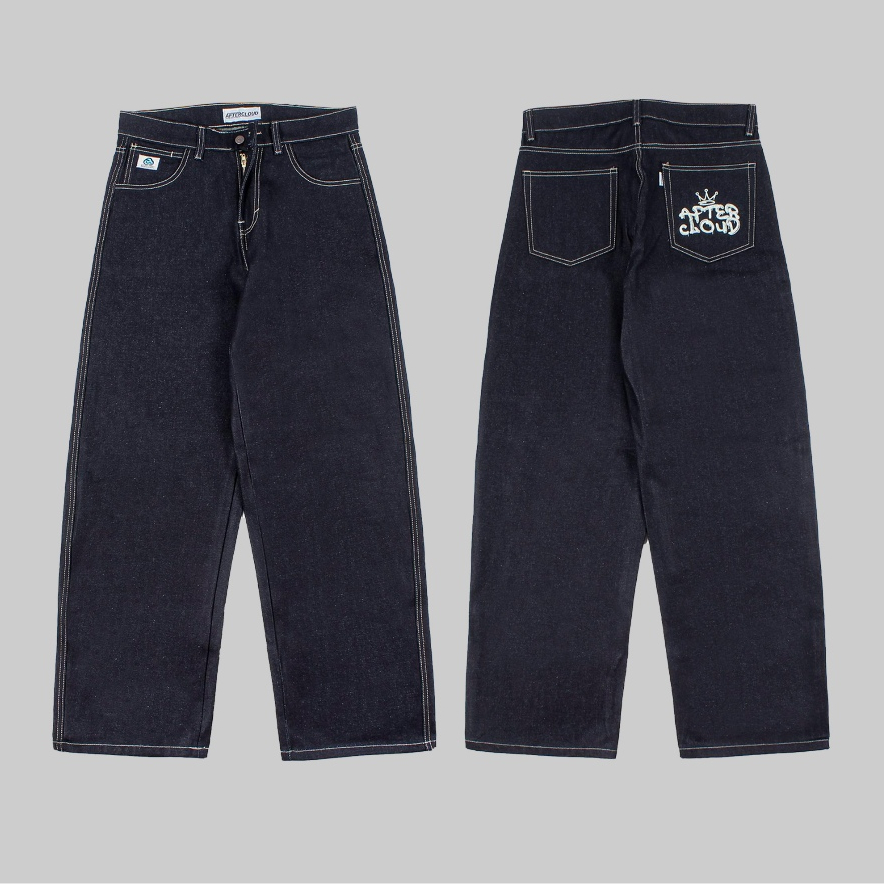 AFTERCLOUD - RAW DENIM BALLOON - LONG PANTS JEANS - RAW DENIM BAGGY - OREGON