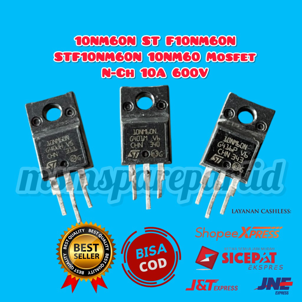 10NM60N ST F10NM60N STF10NM60N 10NM60 Mosfet N-Ch 10A 600V