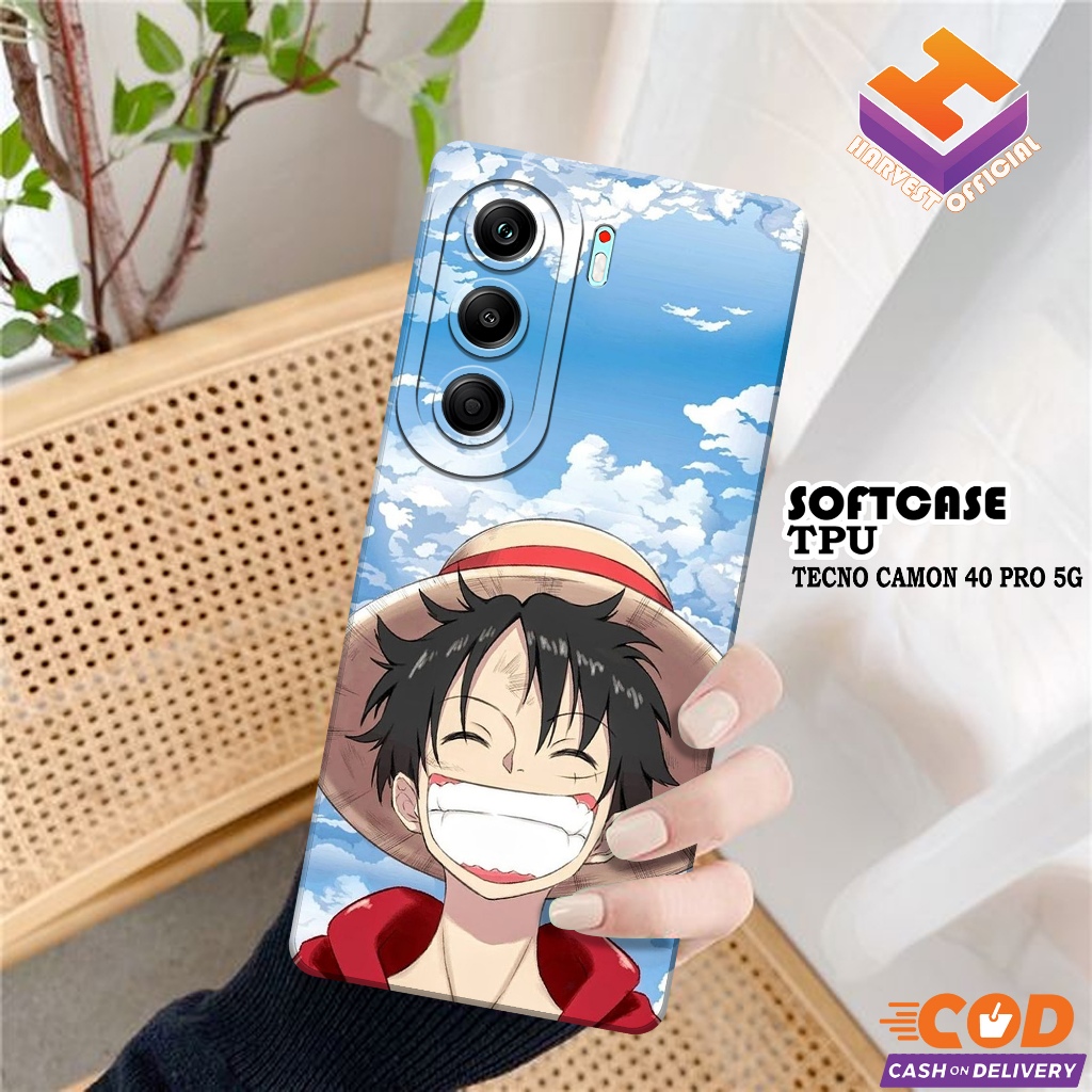 เคส Tecno Camon 40 Pro 5G ล่าสุด - เคส Tecno Camon 40 Pro 5G Softcase - Pro Camera Softcase Case - T