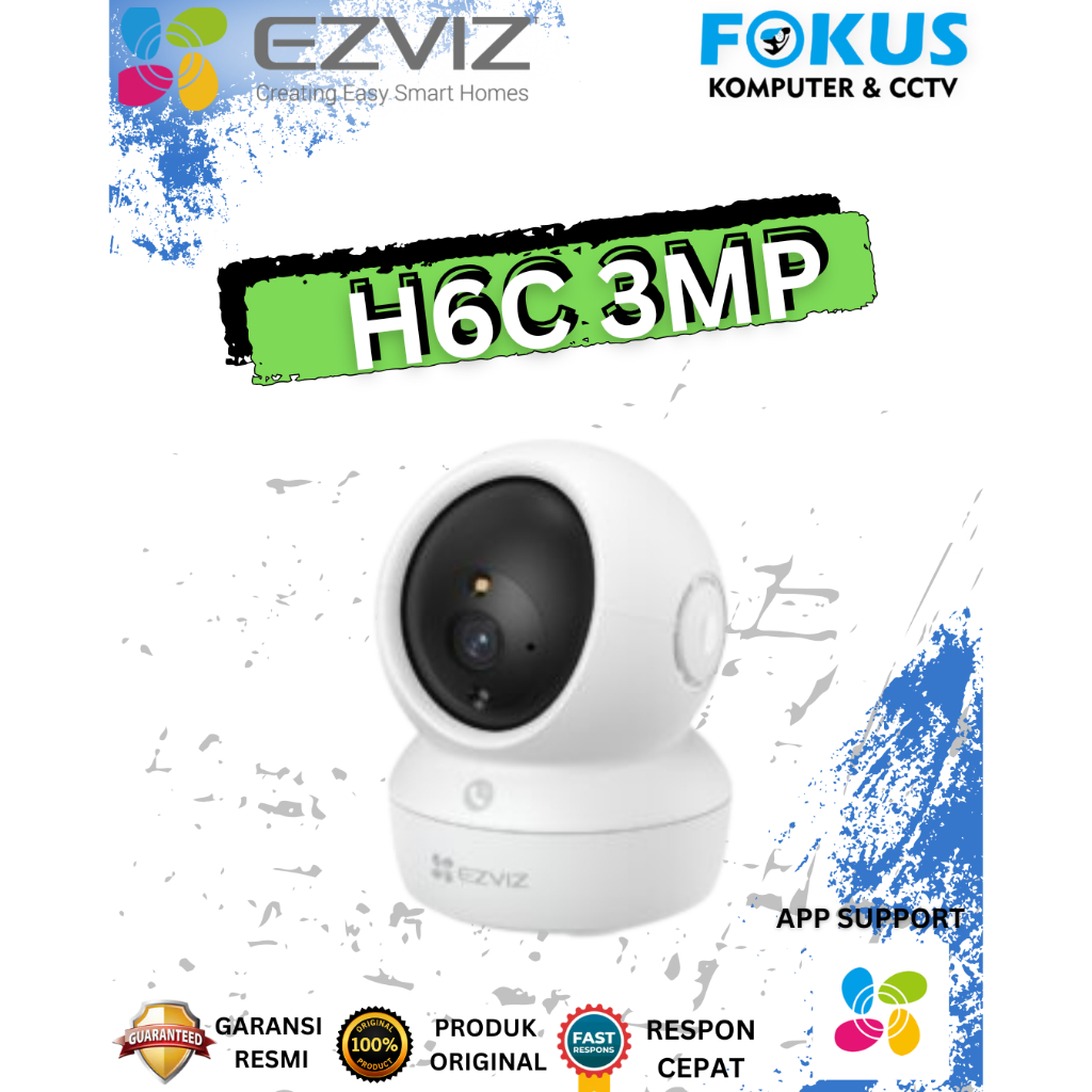 WIFI CAM EZVIZ H6C PRO 3MP เกย์อย่างเป็นทางการ