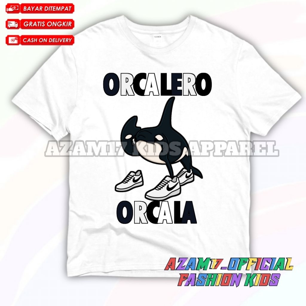 เสื้อยืดเด็ก Anomali Orcalero Orcala ชื่อฟรี / เสื้อยืดเด็ก Anomali Brainro Orcalero Orcala