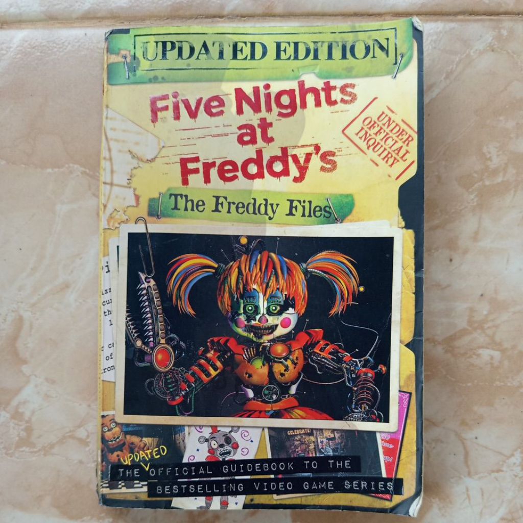 Game Horror Five Nights at Freddys Official Guide Book Walkrough English