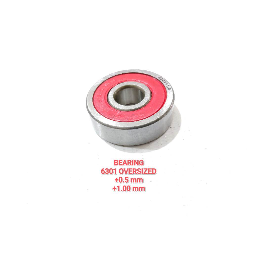 LAHER LAHAR BEARING 6301 RS OVERSIZE LARGER 0.5 1 MM