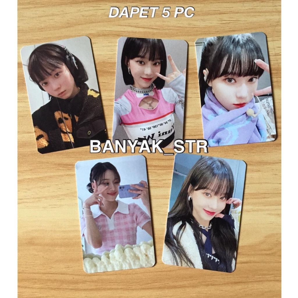 [GET 5 PC] 5 AESPA SELCA WINTER PHOTOCARDS / 5 AESPA KIM MINJEONG SELCA ฤดูหนาวรูปถ่าย / AESPA SELCA