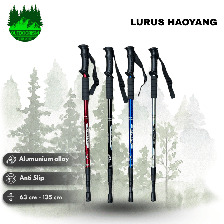 TaffSPORT FOLDING MOUNTAIN STICK TRACKING POOL ULTRALIGHT WALKING STICK สําหรับ ELDERLY TREKKING POL