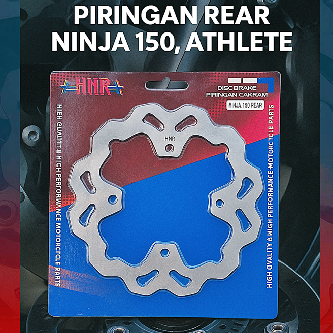 แผ่นดิสก์ด้านหลัง NINJA R 150/ATHLETE ด้านหลังแผ่นดิสก์ kawasaki NINJA 150 R ATHLETE HNR 220 มม.