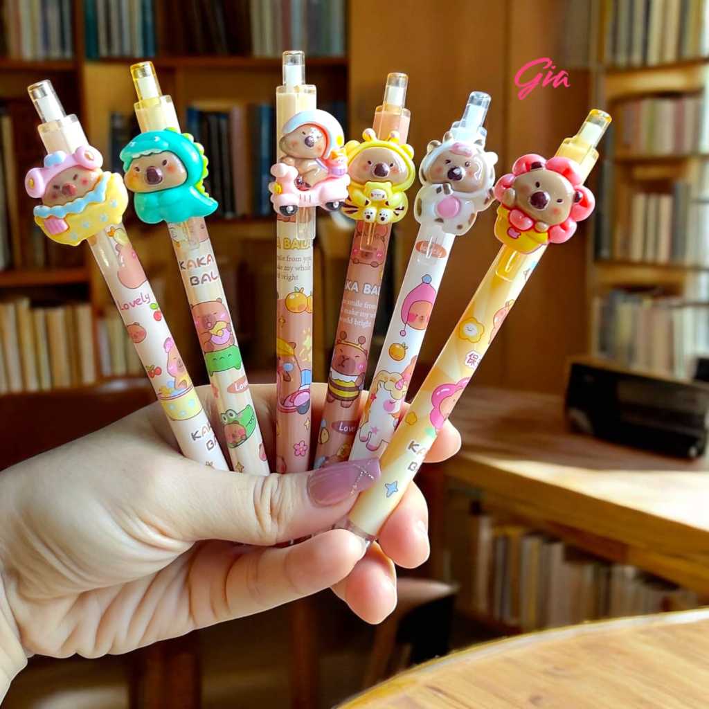 GEM PENCIL CAPYBARARA พิมพ์ MICA PENCIL CAPYBARA MECHANICAL PENCIL CAPYBARA MECHANICAL PENCIL REMOVA