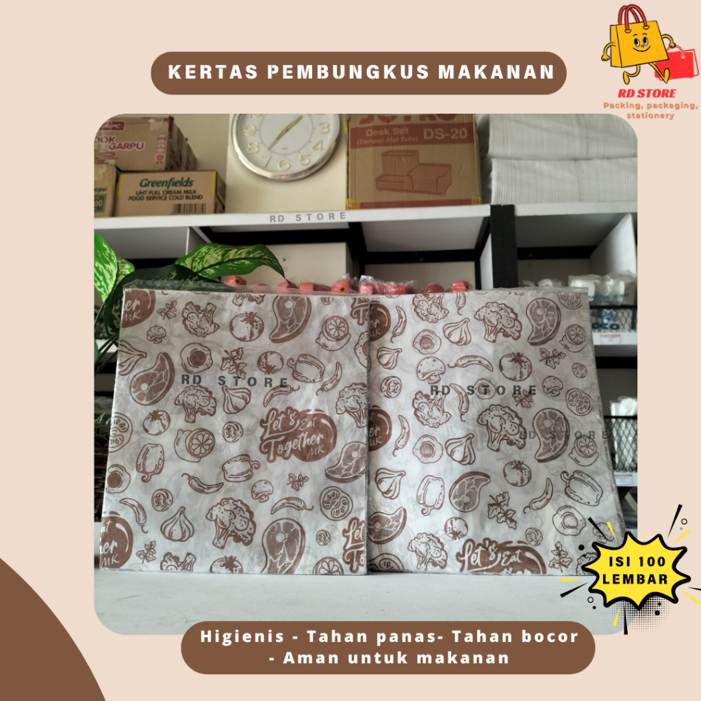 กระดาษ KFC MOTIF KFC ข้าวห่อกระดาษ MOTIF คูปอง 100 แผ่นกระดาษข้าว KFC MOTIF กระดาษ KFC