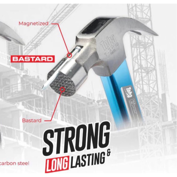 TOHO GOAT HAMMER 13 OZ 16 OZ / GG TEETH HAMMER อลูมิเนียม + ด้ามจับยาง / TOHO 13 OZ STURDY HAMMER