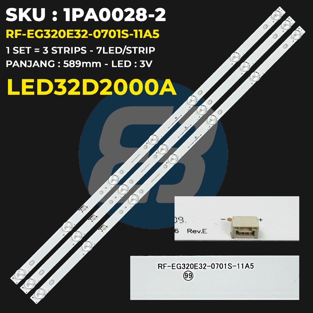 Changhong ไฟแบ็คไลท์ LED TV 32D2000A 32D2000A