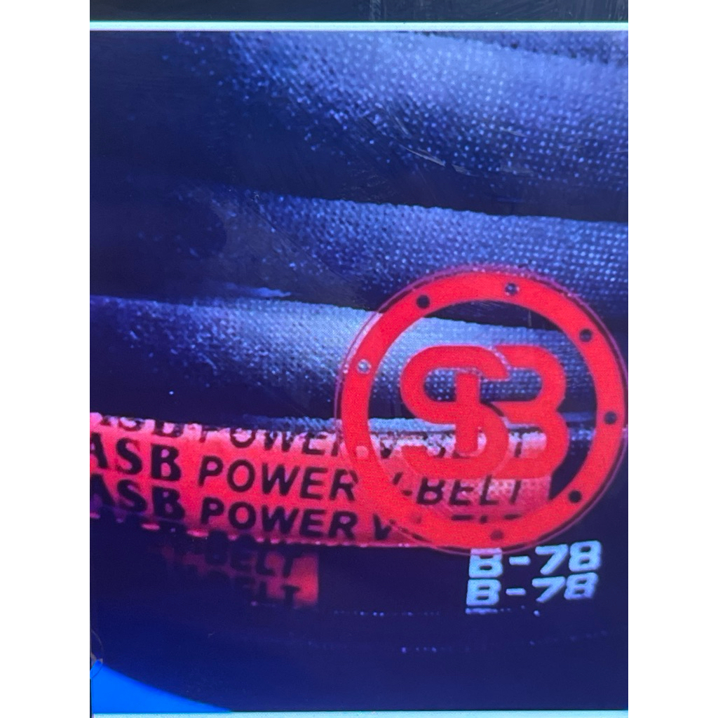 เข็มขัดพัดลม เข็มขัด V เข็มขัด Van B78 ยี่ห้อ ASB