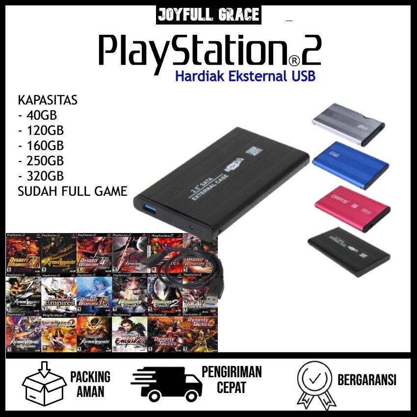 ฮาร์ดดิสก์ภายนอก Ps2 / PS2 HDD 320GB FULLGAME