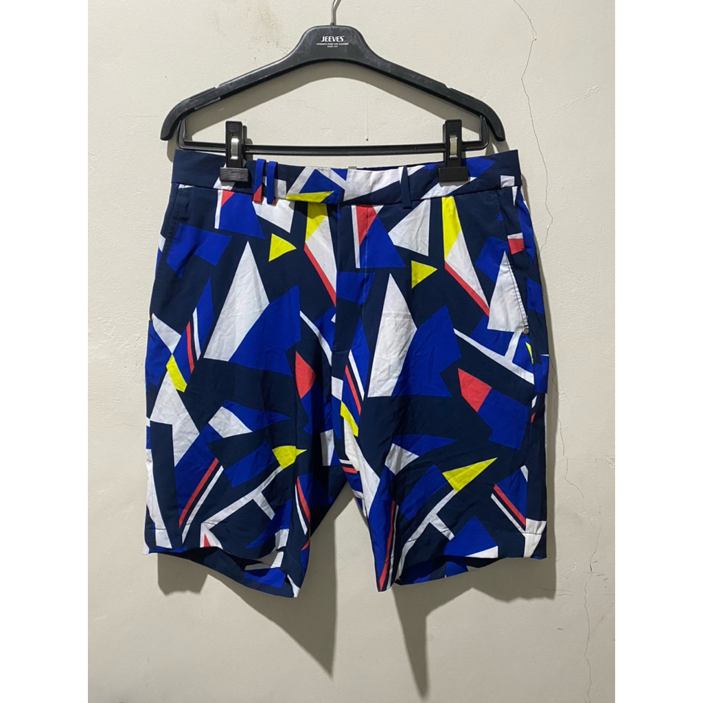RLX Golf Ralph Lauren กางเกงขาสั้นพิมพ์ลายเรขาคณิต