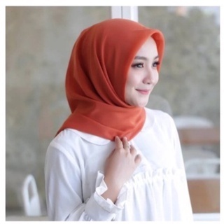 Fashion Shop PRICE FOR BELLA SQUARE HIJAB / NEWEST BELLA SQUARE HIJAB IN ORANGE