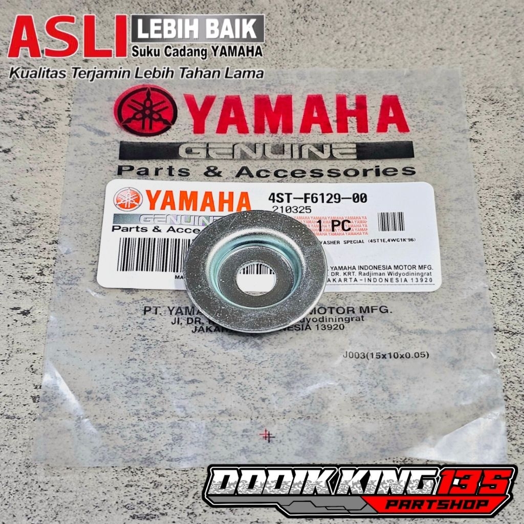 WASHER ฝาครอบสกรูวงแหวนพิเศษ BOTTOM SHELL F1Z FORCE1 ALFA SIGMA ORIGINAL YAMAHA | 4ST-F6129-00
