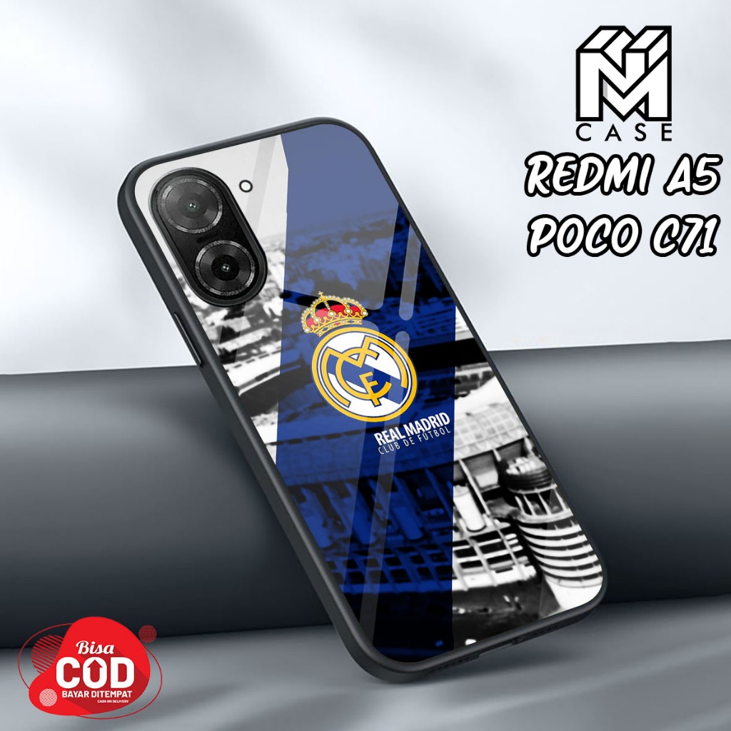 เคส NM - ล่าสุด REDMI A5 / POCO C71 เคสแฟชั่น Club Bola Casing Hp Case Softcase Hardcase Back Protec