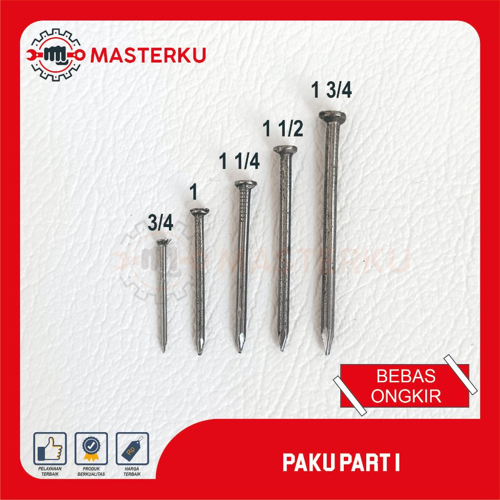KINGS NAIL 500 กรัม / KINGS WOOD NAIL / KINGS / WOODEN NAIL / PANDA NAIL / WOODEN NAIL / SHORT NAIL 