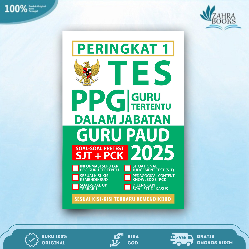 Rank 1 Book of Certain Teacher PPG Test in Teacher Position PAUD 2025 - Eduka Media