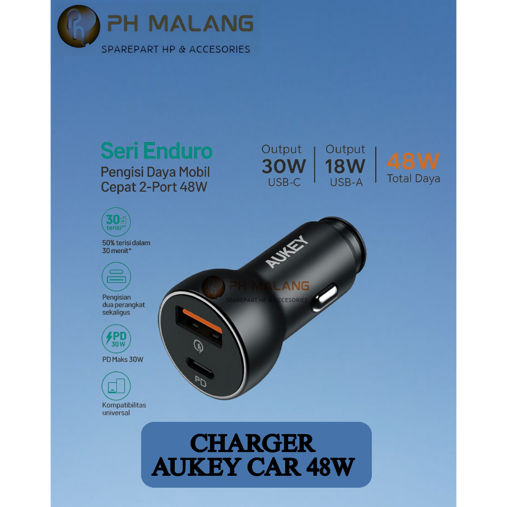Pulauhp _part Charger / CAS ADAPTER สําหรับ Aukey Car 48w