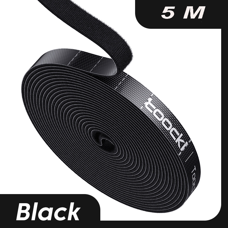 Toocki Cable Tie Velcro Strap Organizer Wire Winder Tearable