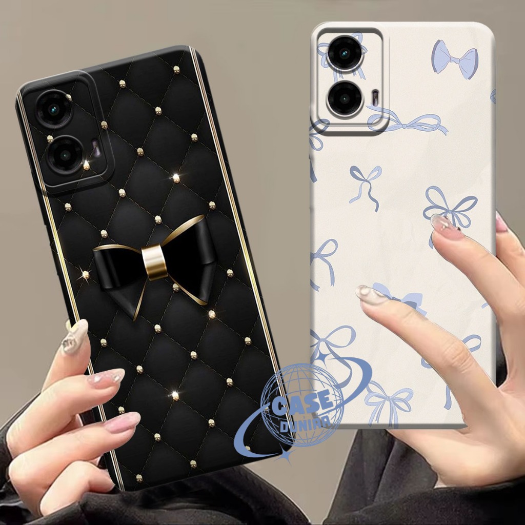 Softcase Casing Case HP Motorola G45 5G Cute Aesthetic ล่าสุด Custom Girls Boys Silicone Casing hp s