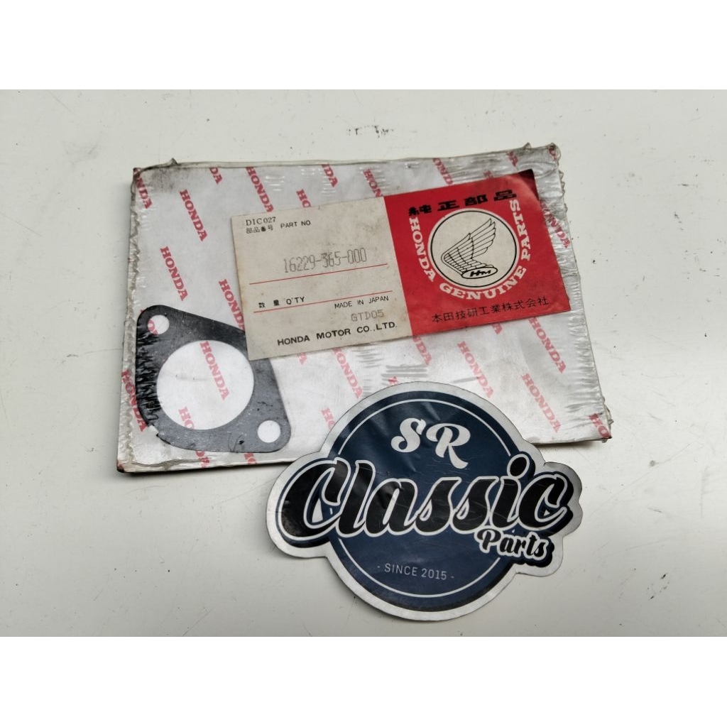 ปะเก็นกระบอกคาร์บูเรเตอร์ insulator Honda xl100 xl125 k0 k1 16239-365-000 เดิม