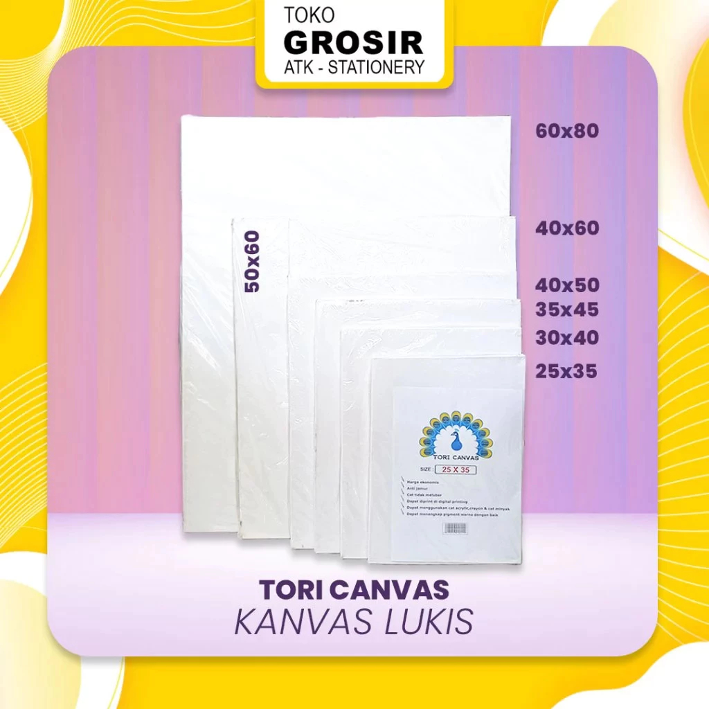 (LIVE) Tori Canvas / Canvas / TORIO Painting Canvas - Stationery Wholesale Shop 2