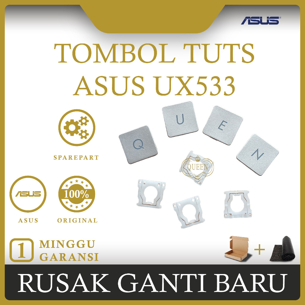 TOMBOL ASUS Zenbook 15 UX533 UX533 UX533 UX533FN UX533FD ปุ่มคีย์บอร์ด