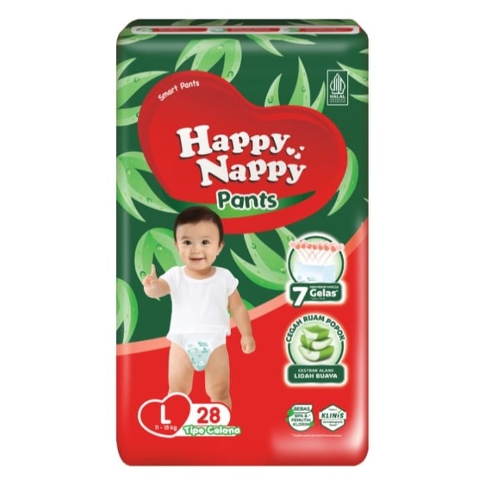 Happy Nappy Smart Pants NBS40 S40 M32 L28 XL24 l กางเกงอัจฉริยะ Happy Nappy