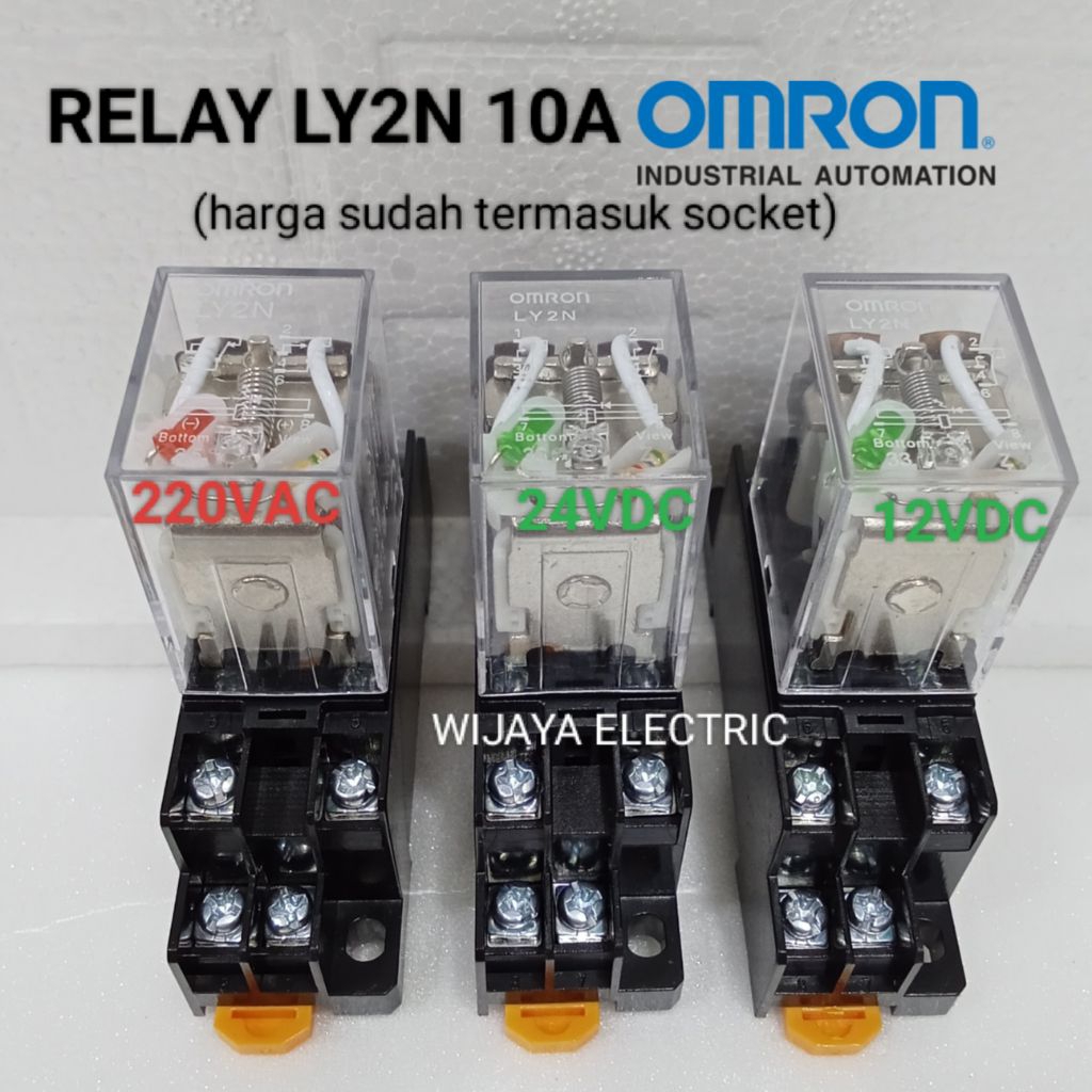 LY2N LY2N-J 24vdc 8pin รีเลย์รวมซ็อกเก็ต