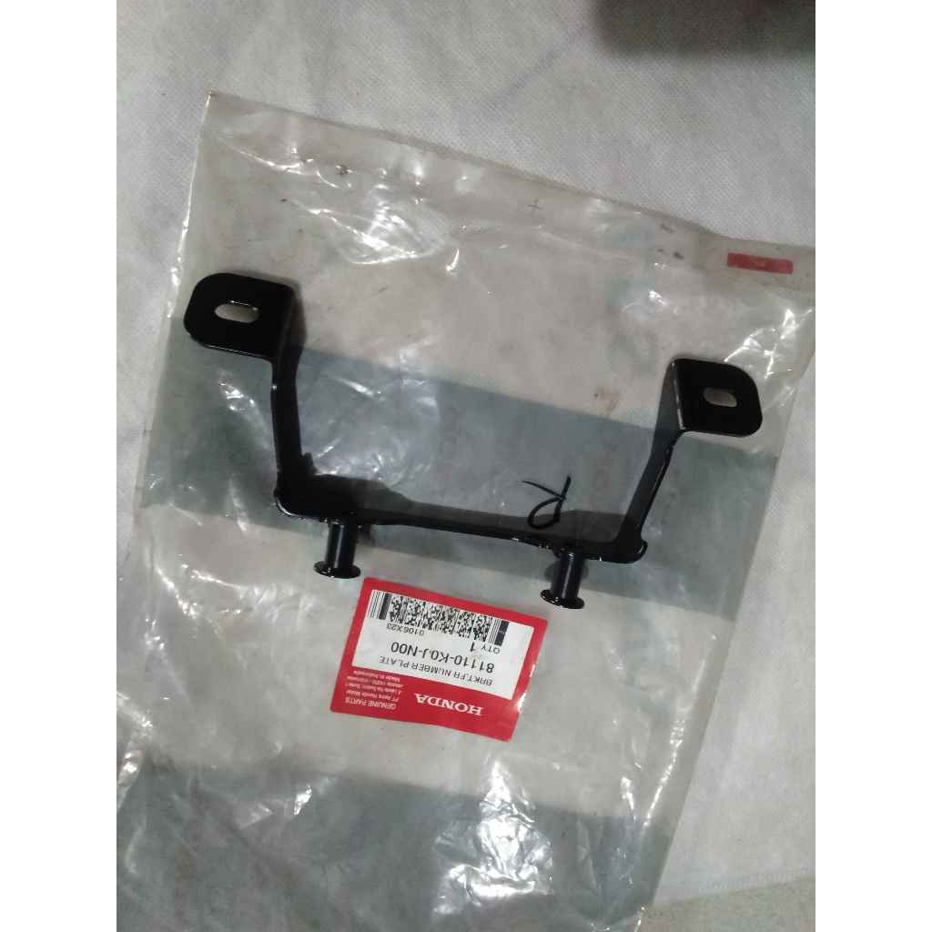 BRKT FR NUMBER PLATE GENIO NUMBER PLATE Holder 81110-K0J-N00 ORIGINAL
