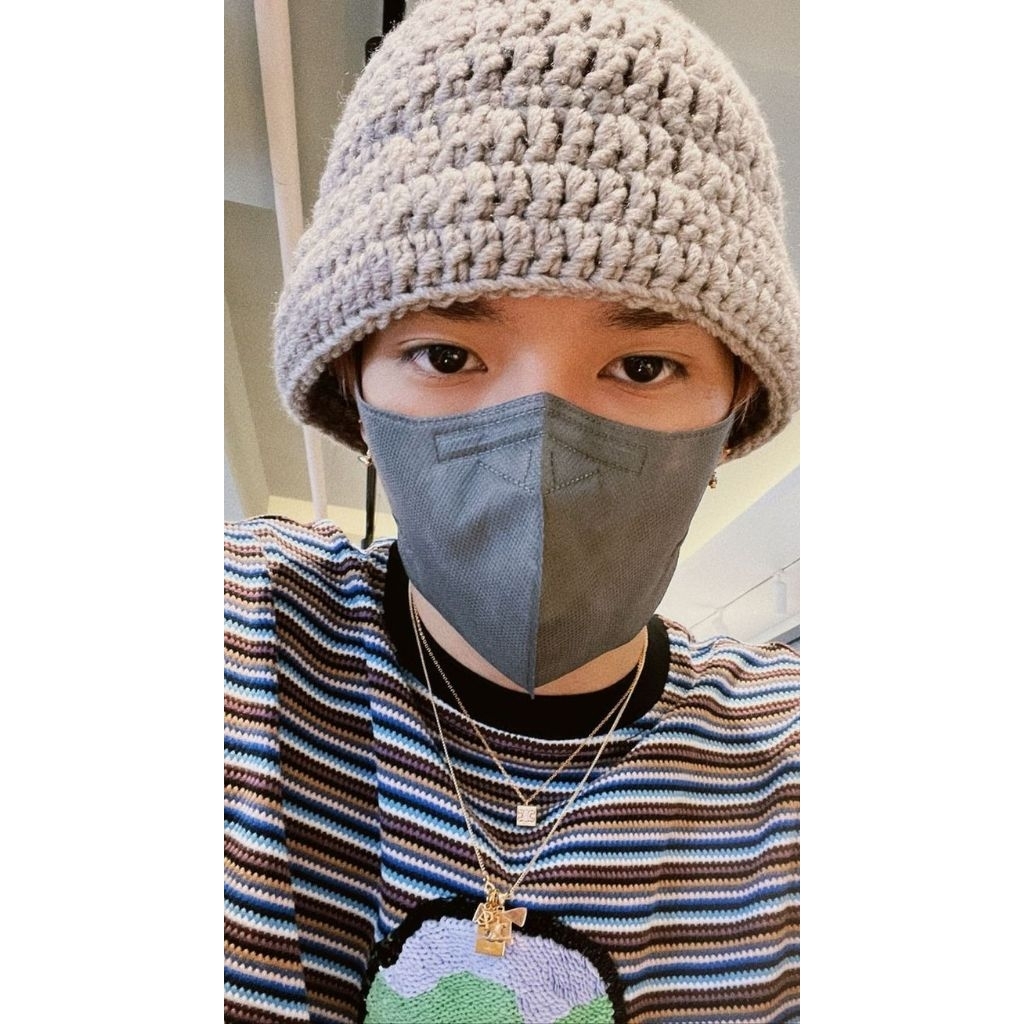 HANDMADE TAEYANG NCT BEANIE HAT/NCT HAT/CUTE HAT/Y2K FASHION/Y2K OUTFIT