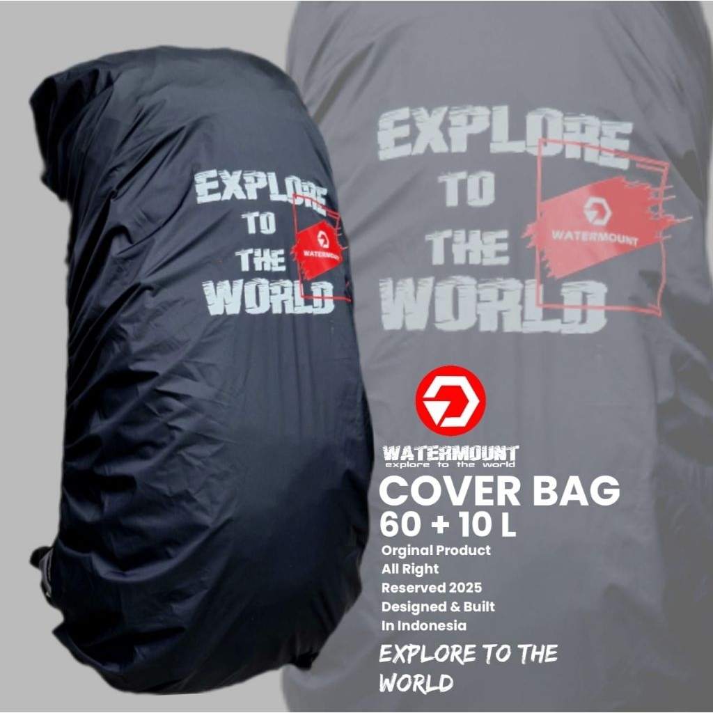 Raincover Coverbag Watermount 60-70L Original Cover Bag Cover Carrier Backpack