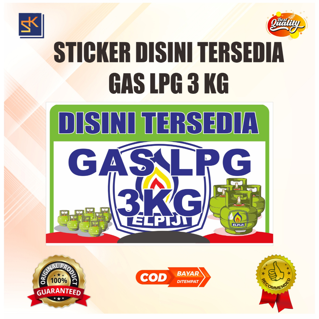 สติ๊กเกอร์ มีให้เลือก 3KG LPG Gas – โซลูชั่นการขายก๊าซแบบใสและน่าสนใจ!