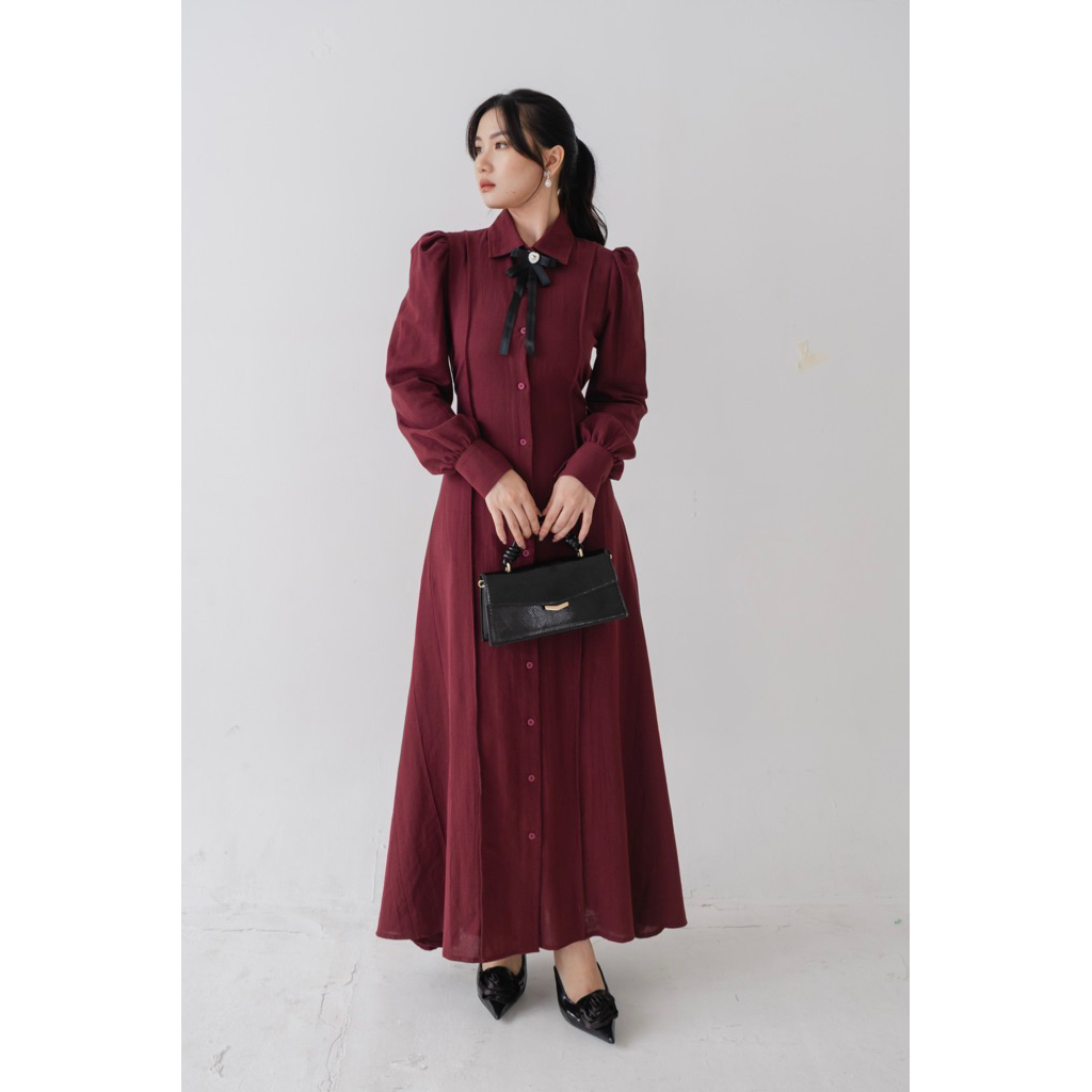 [LAVIA] Emilia Dress / ชุดเดรสแขนยาวแขนพอง