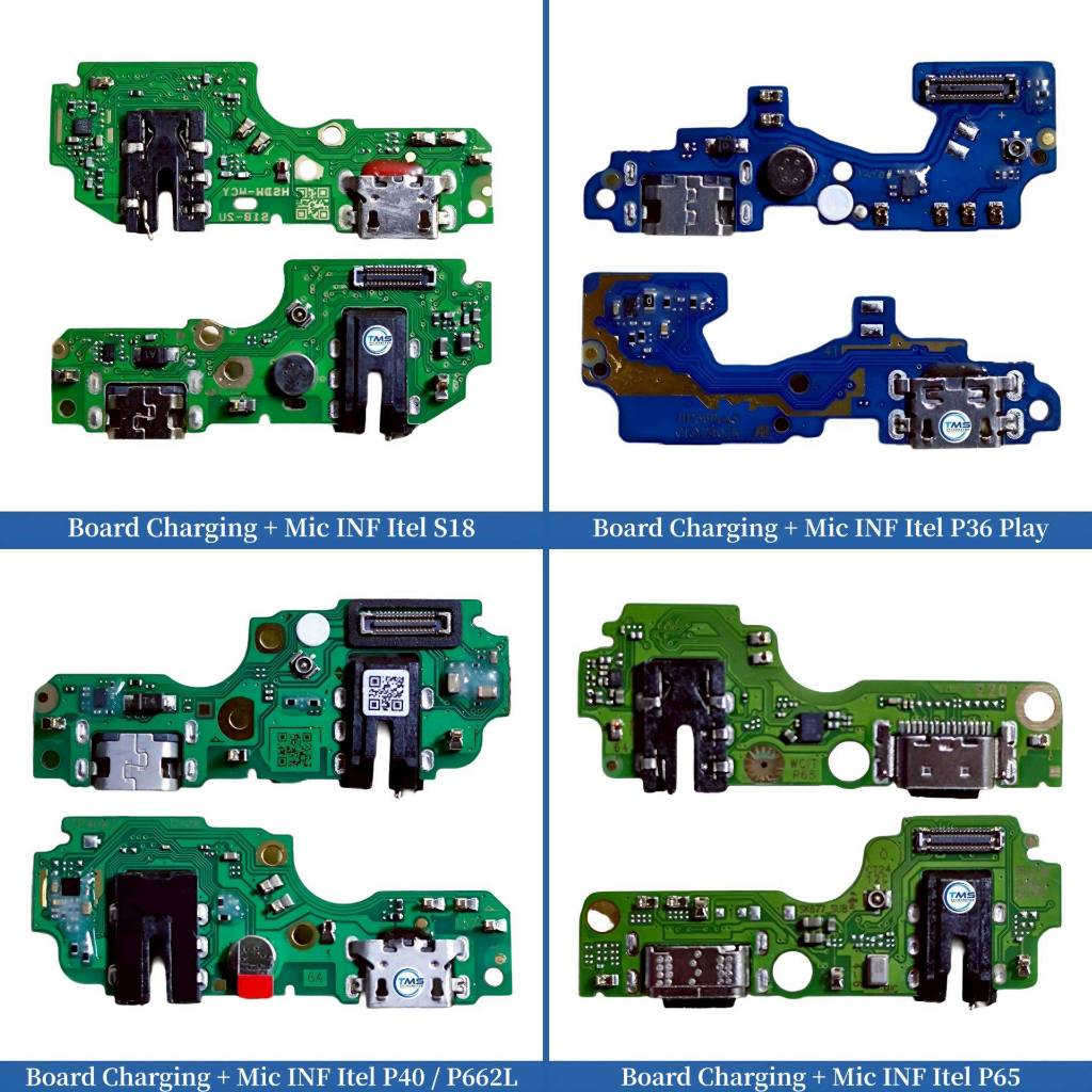 แท่นชาร์จ + แท่นชาร์จ + ไมค์ Infinix Itel S18 - Itel P36 Play - Itel P40 - Itel P65