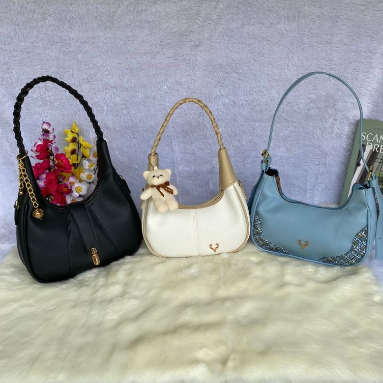 BUNDLING PACKAGE 3 ชิ้น ZIHAN กระเป๋าสะพายข้างผู้หญิง NAURA BRAID FREE DOLL