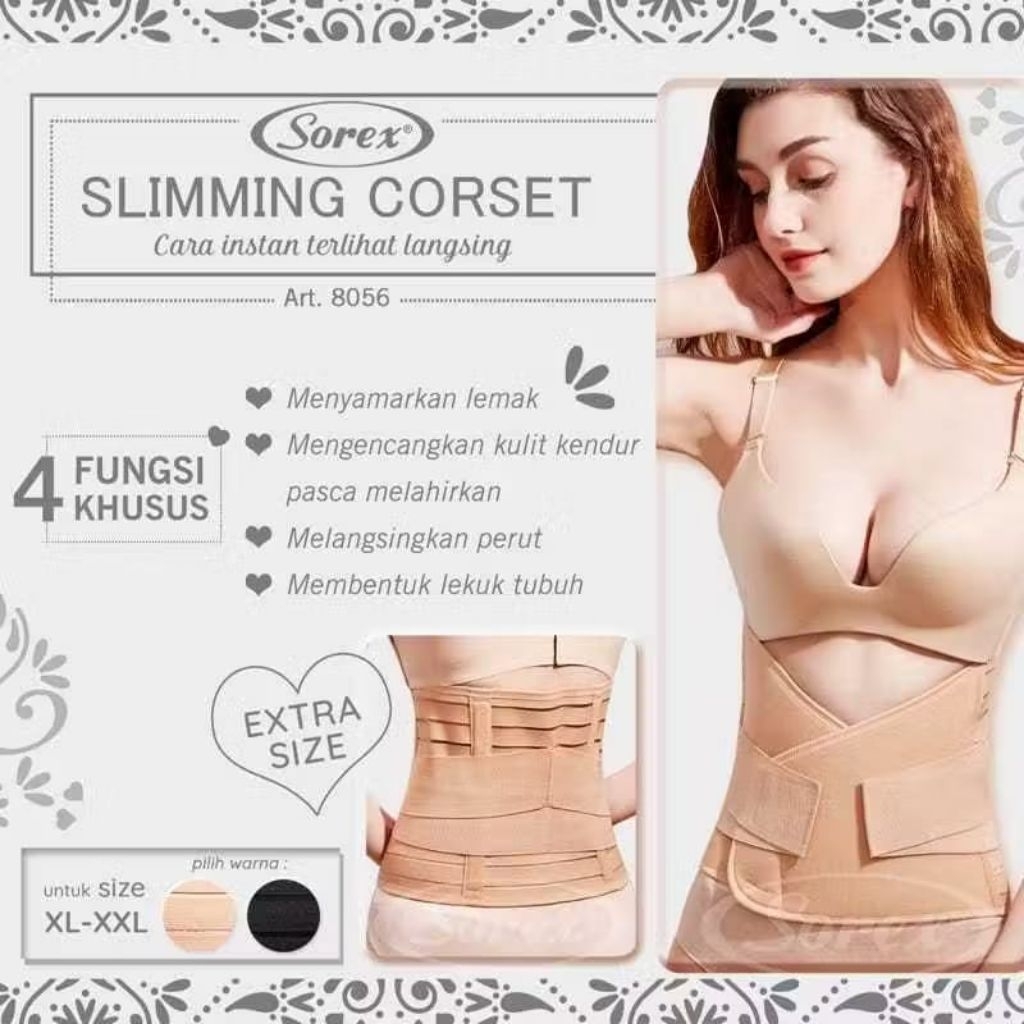 SOREX 8056 SOREX CORSET SLIMMING STAGEN EXTRA SIZE SMACHI SLIMMING - STAGEN SOREX 8056 - SOREX CORSE